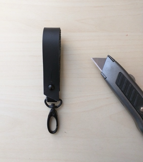 Leather key strap — with tools